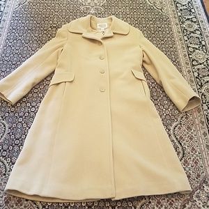 Talbots wool angora coat 14